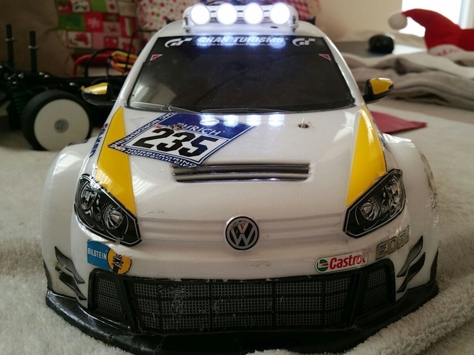 RC Car Lightbar 1:10 3D Print 217548