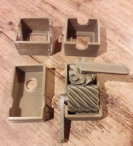 Helical Gearbox 3D Print 217564