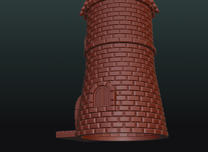 Fantasy Tower House 3D Print 217592