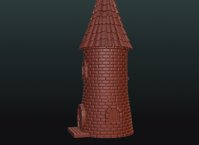 Fantasy Tower House 3D Print 217596