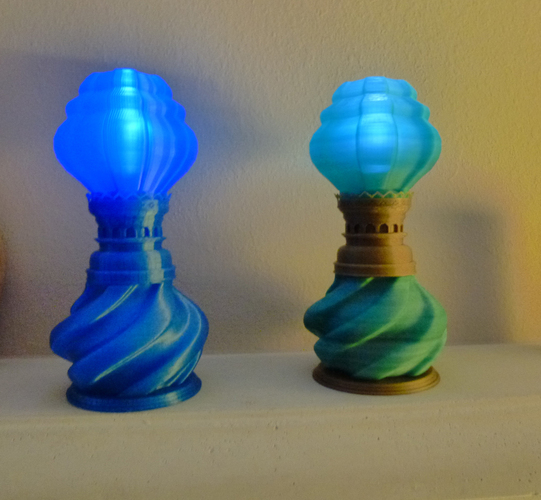 Victorian Hurricane Lamp 3D Print 21761