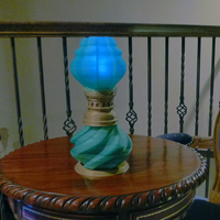 Victorian Hurricane Lamp - Thumbnail 2
