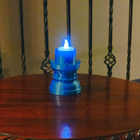 Victorian Hurricane Lamp - Thumbnail 3