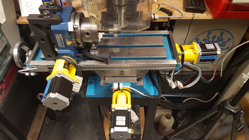  Vertex V-HV-4 & HBM BF 25 Vario to Nema 23 bracket