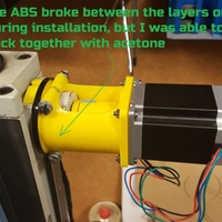  Vertex V-HV-4 & HBM BF 25 Vario to Nema 23 bracket - Thumbnail 5