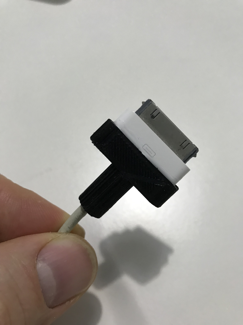 30 Pin Router Apple 30pin connector reinforced - Pinshape