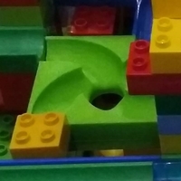 Cross for rolling ball rail like a lego duplo - Thumbnail 3