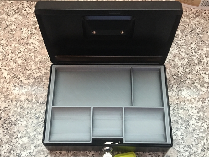 Sentry Cash Box Tray 3D Print 218192