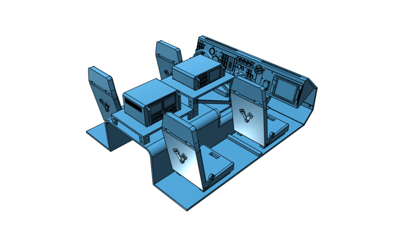 Interior for OSHKOSH-MATV by 3dlabprint 3D Print 218295