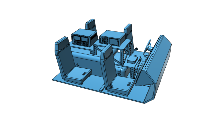Interior for OSHKOSH-MATV by 3dlabprint 3D Print 218296