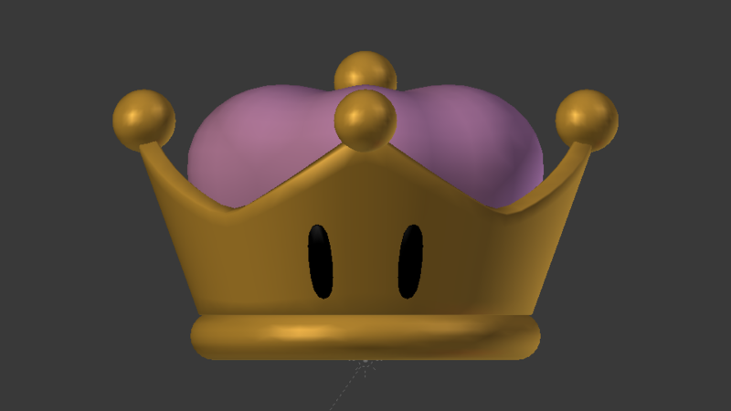 Bowsette crown