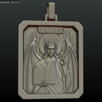 Satan Relief and Pendant - Thumbnail 1