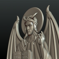 Satan Relief and Pendant - Thumbnail 5