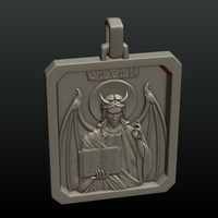 Satan Relief and Pendant - Thumbnail 14