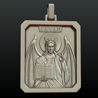 Satan Relief and Pendant - Thumbnail 16