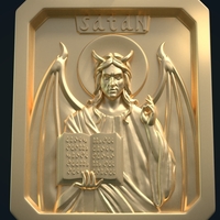 Satan Relief and Pendant - Thumbnail 17