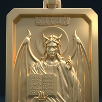 Satan Relief and Pendant - Thumbnail 18