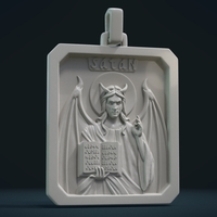 Satan Relief and Pendant - Thumbnail 22