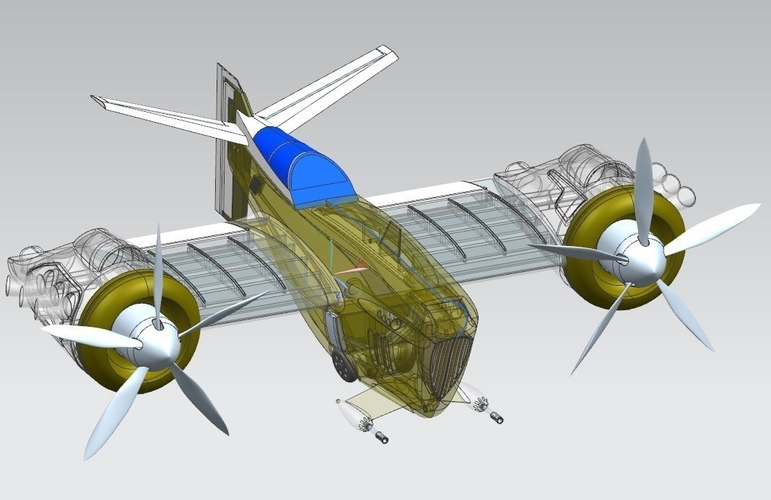 Fİghter air plane 3D Print 218367