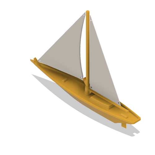 Sailing Boat 3D model  3D Print 218497