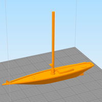 Sailing Boat 3D model  - Thumbnail 6