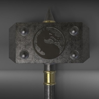 Shao Kahn Hammer MORTAL KOMBAT 3D print model - Thumbnail 2