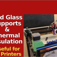 Small Bed Supports for Glass & Thermal Insulation - X5S & Others 3D Printing 218664