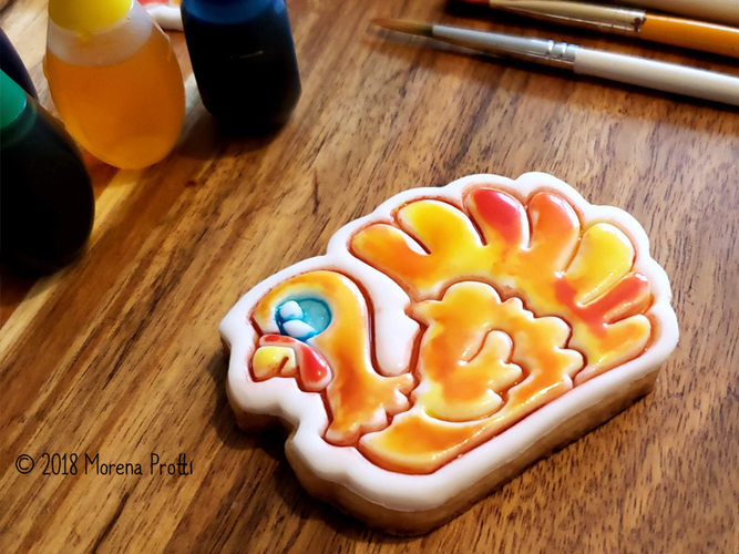Turkey Cookie Cutter 3D Print 218721
