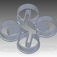 Birdbone Mini Quad Cookie Cutter - Thumbnail 2
