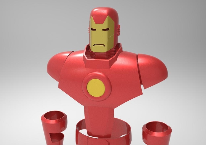 Iron Man Modèle 3D Pré-commander