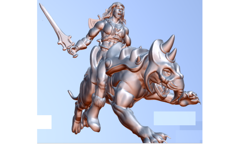 heman y battlecat