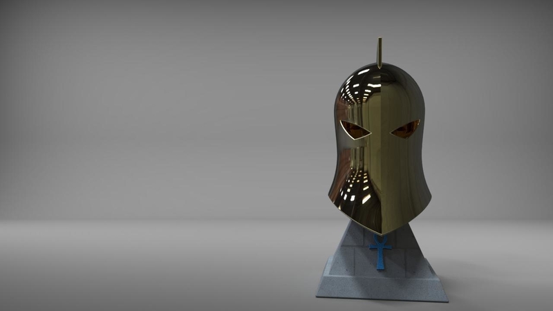 Dr Fate Helmet and stand 3D print model
