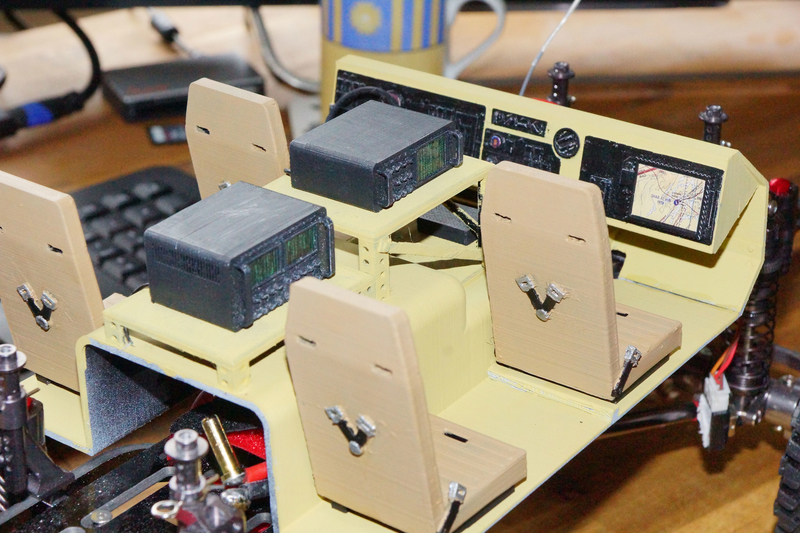 Interior for OSHKOSH-MATV by 3dlabprint