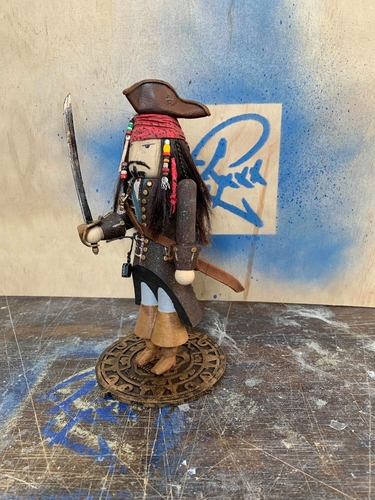 Jack Sparrow Nutcracker 3D Print 219067