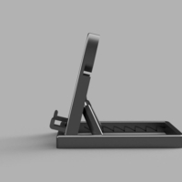 Collapsable/Adjustable Phone Stand (print in place) - Thumbnail 2