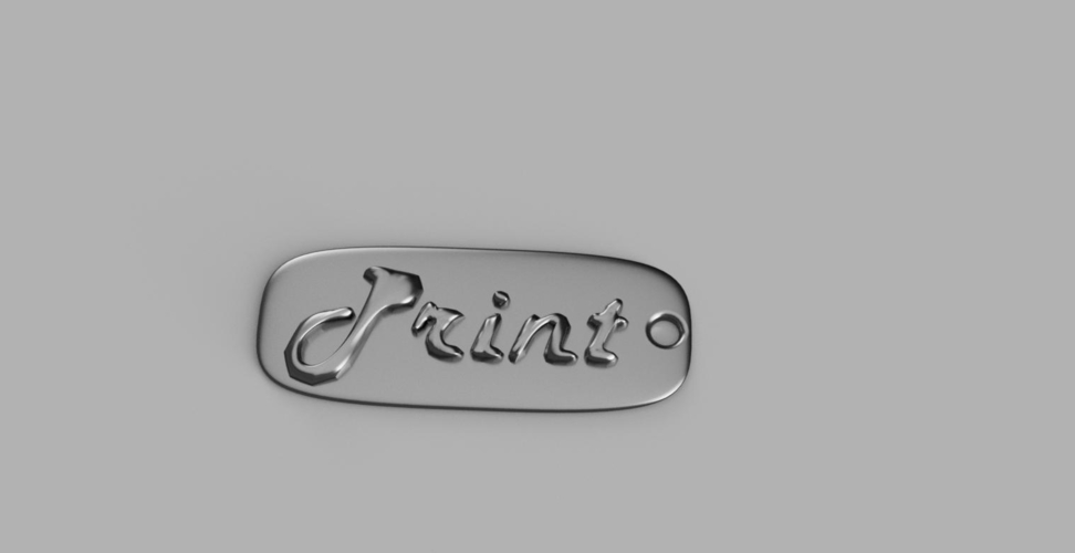 Keychain (Print) 3D Print 219146