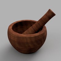 Mortar & pestle - Thumbnail 1