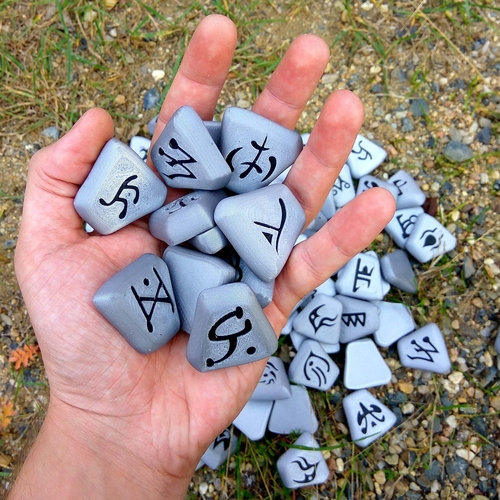 Diablo II runes |  magnet ready 3D Print 219180