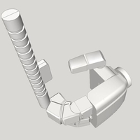 Small Updated Hand For PowerRobot 3D Printing 219210