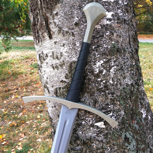 Medieval bastard sword | 135 cm | carbon reinforcement ready 3D Print 219223