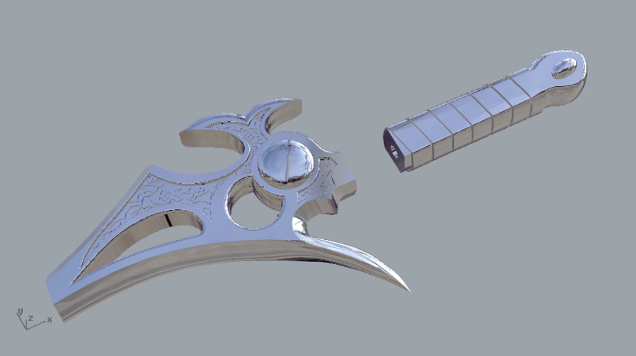 Sword of Darkness green power ranger 3D print model 3D Print 219293