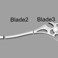Sword of Darkness green power ranger 3D print model - Thumbnail 3