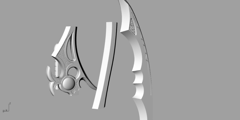 Sword of Darkness green power ranger 3D print model 3D Print 219299