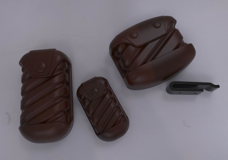 Jedi Belt pouch set and clip from STAR WARS 3D print model