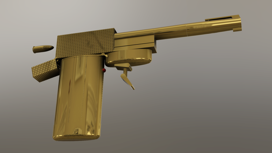 007 The Man With The Golden Gun - Francisco Scaramanga Gun  3D Print 219380