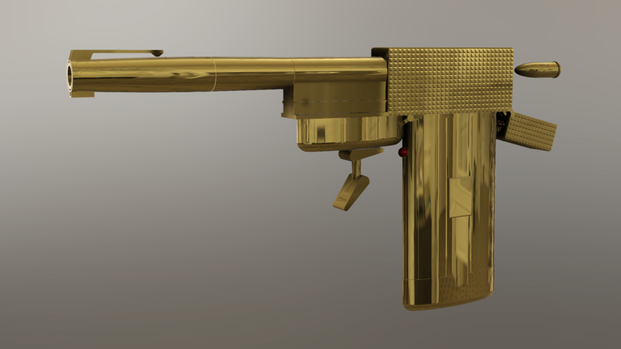 007 The Man With The Golden Gun - Francisco Scaramanga Gun  3D Print 219381