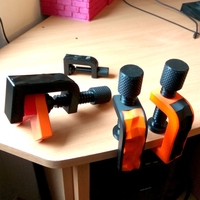 Clamp with low-poly inlay \ dual extruder - Thumbnail 2