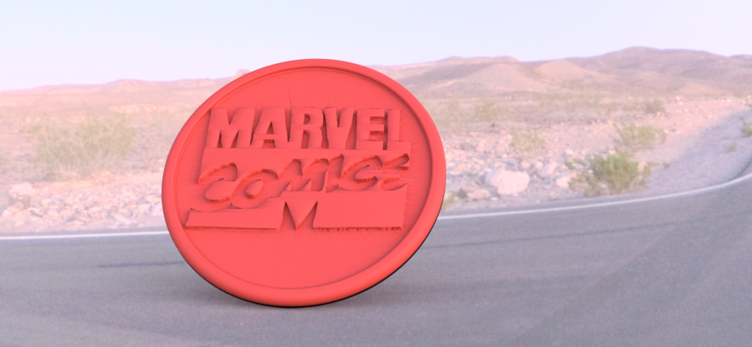 Marvel comics coaster