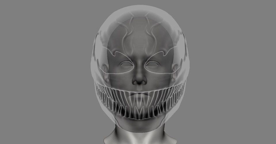 Venom Mask - Helmet for Cosplay  3D Print 219701