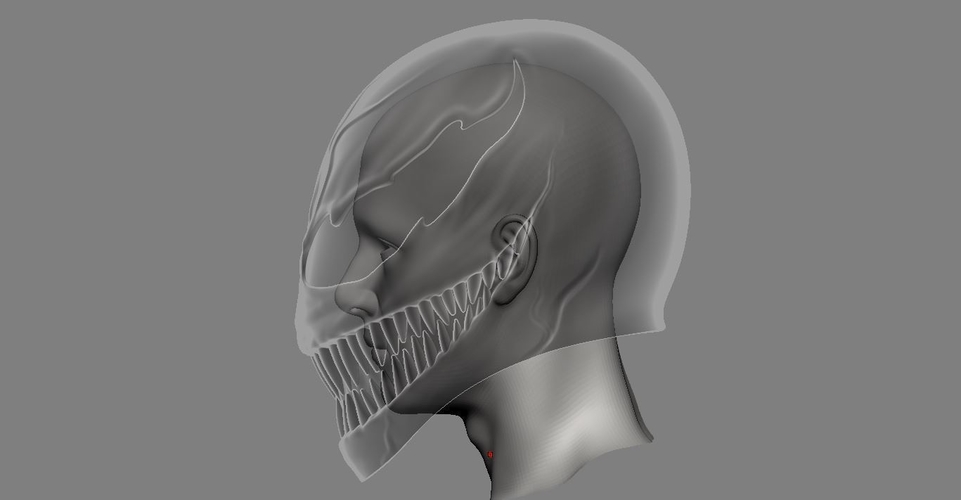 Venom Mask - Helmet for Cosplay  3D Print 219702